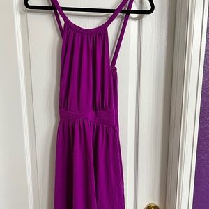 Torrid size 1 purple cross back dress